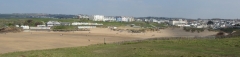 Bude, Cornwall, view from the Observatory, April 2019
