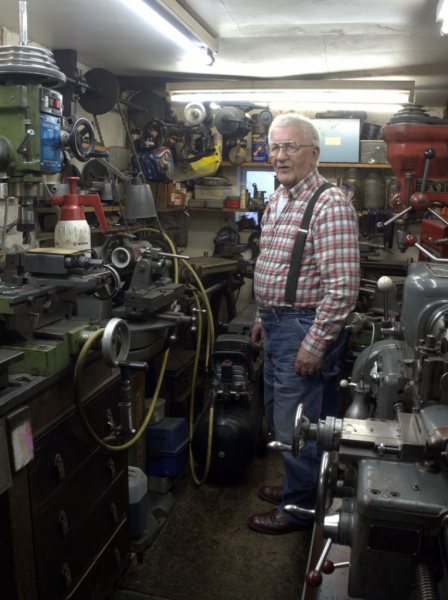 Stanley in shed 01 140619