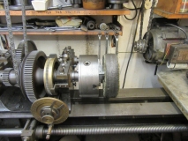 Buffing wheel on JP lathe