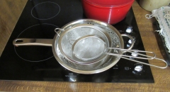 New colander and sieves