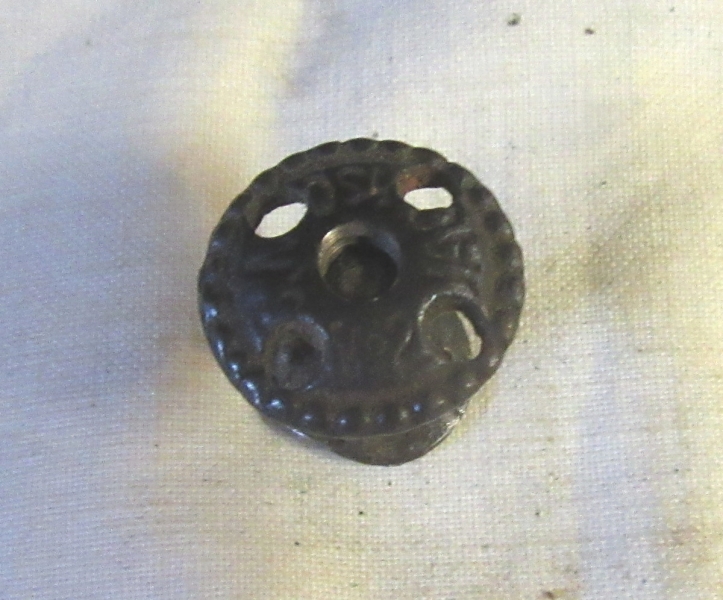 Button belt fastener