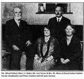 Teachers at Church School 50th Aniversary