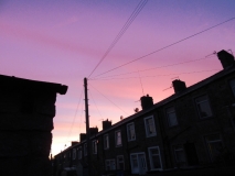 Rosy sky