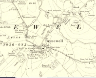 Bracewell Village 1907 OS
