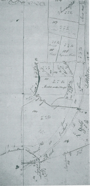 Higher Burnt Hill field map