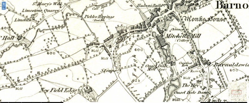 1853 OS clough Mill