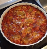 Maz pizza cooked
