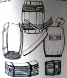 Butter barrel