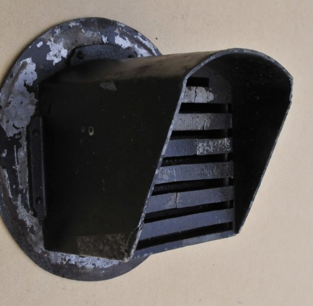 Louvred war time headlight