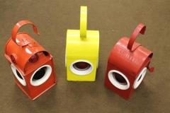 Parafin road lamps