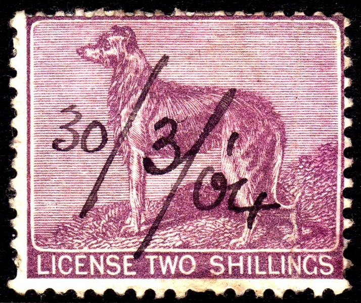 1904_Dog_licence_stamp