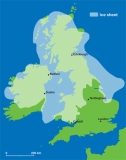 Extent of last Ice Age