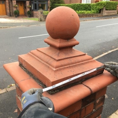 Terracotta finial