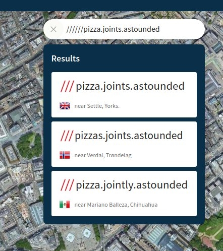 Similarity in what3words addresses