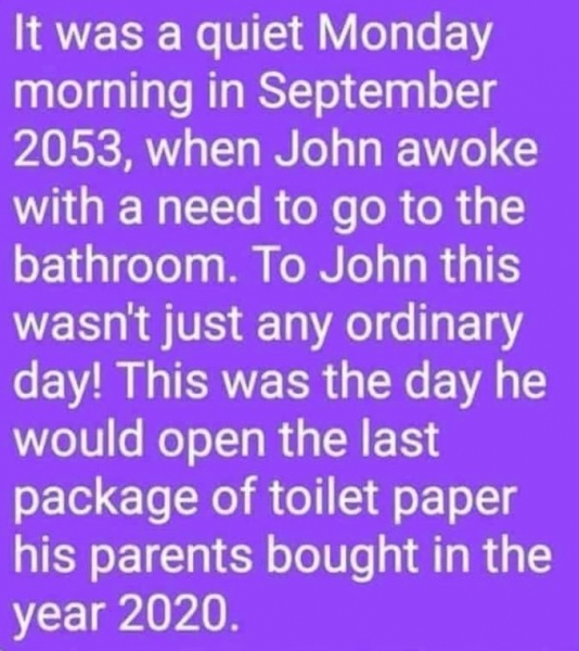 Loo paper joke