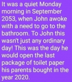 Loo paper joke