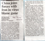Covid,China and the US