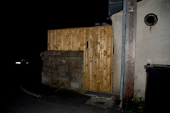 Back yard fence