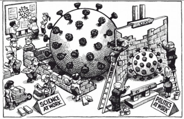 Virus cartoon from The Economist
