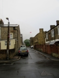 Flag on Back Cooperative Street June 2020