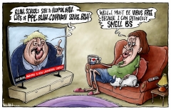 Boris Johnson cartoon