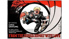 Russia report cartoon
