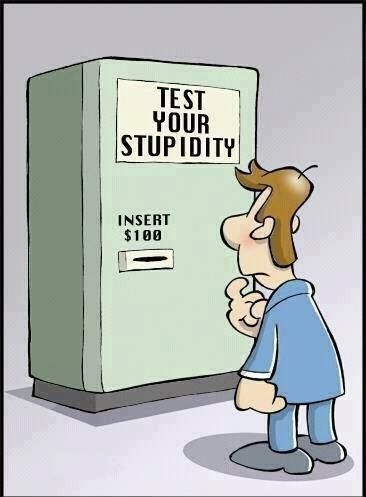 Stupidity cartoon