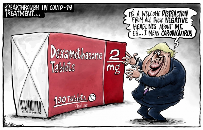 Telegraph cartoon-18-june-2020