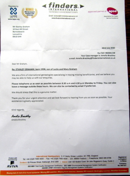 LG legacy letter