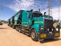 Road Train heading south Sept 2020