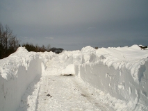 Snow Drifts Above Nelson