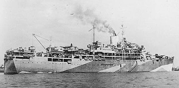 Canton as a troopship in WW2