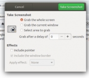 GNOME Screenshot app in Ubuntu