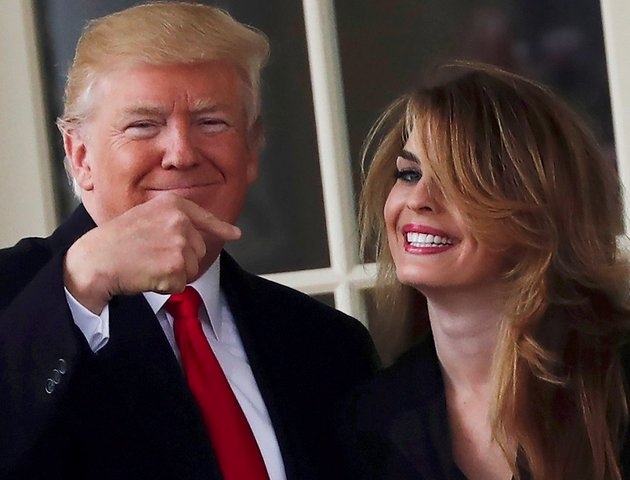 Trump and Hope Hicks