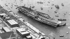 HMS Hermes at time of Falklands War