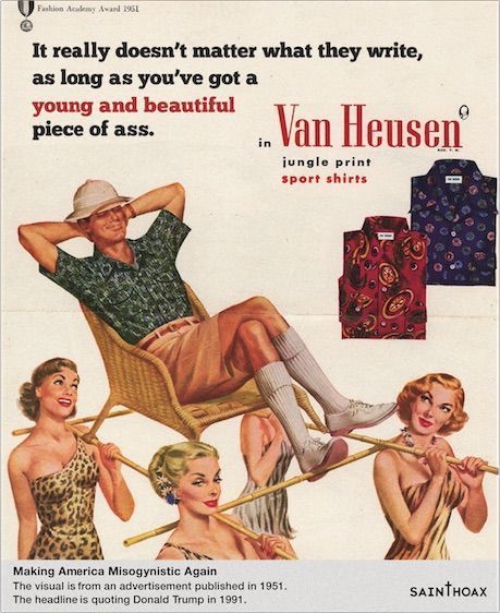 Mysoginistic advert 1950
