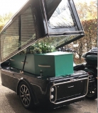 Motor cycle hearse - rear