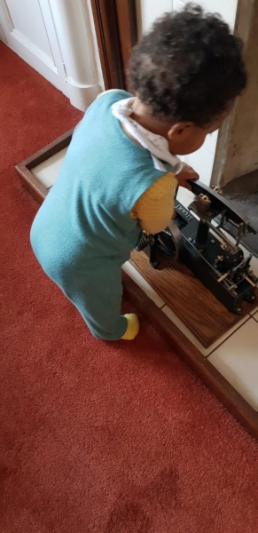Kahara and his engine Nov. 2020