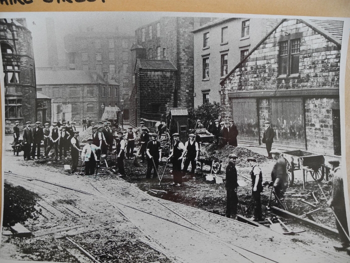 Road works Burnley 1936