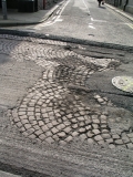 Granite setts on Newtown