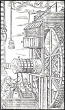 Agricola mine hoist 16th C