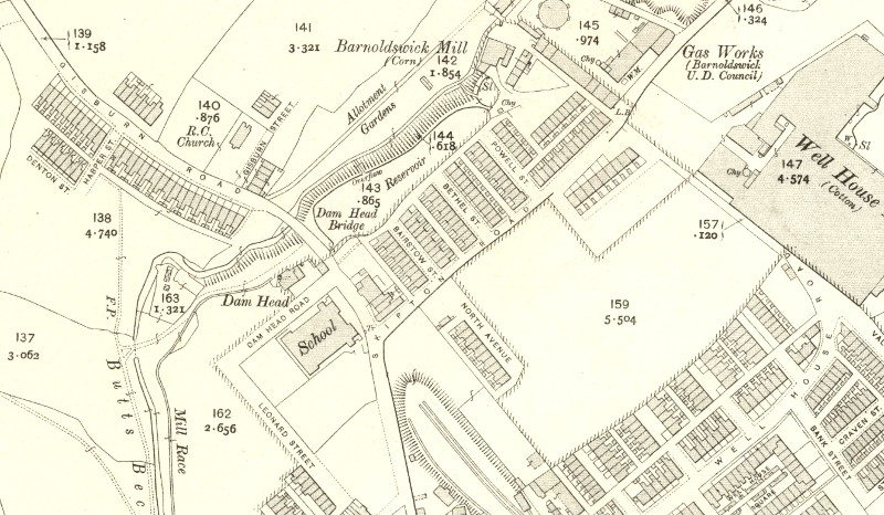 Dam Head map 1900