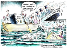 Titanic cartoon