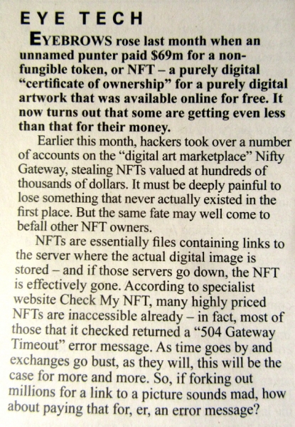 PE article 010421