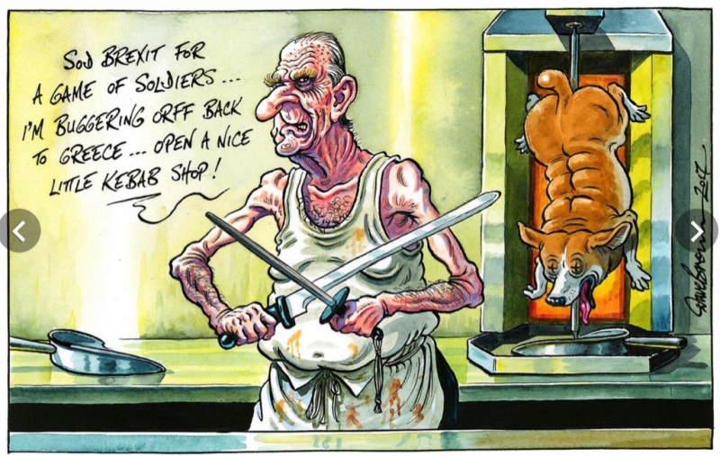 Brexit cartoon Prince Philip