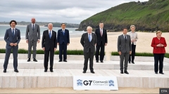 G7 leaders at Carbis Bay June 2021