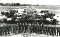 Meteor aircraft at Hooton