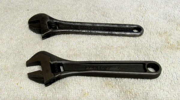 4" Bahco adjustable spanners