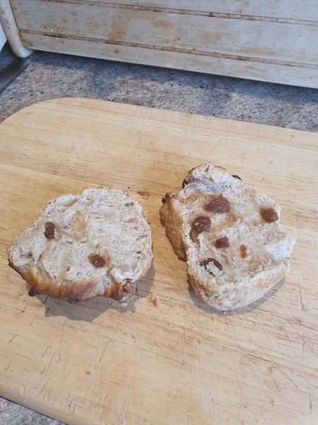 Opened Teacake