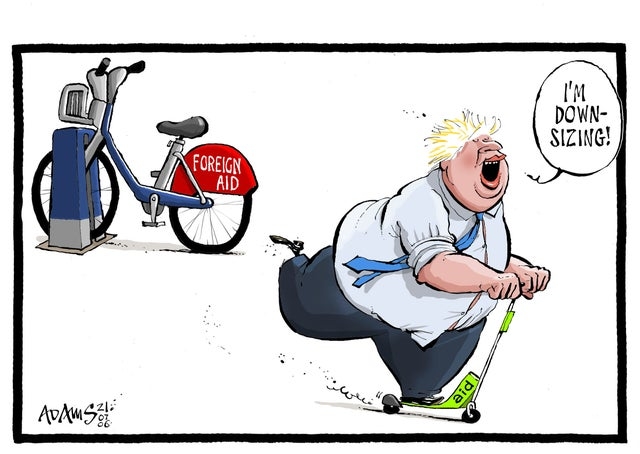 Aid cartoon